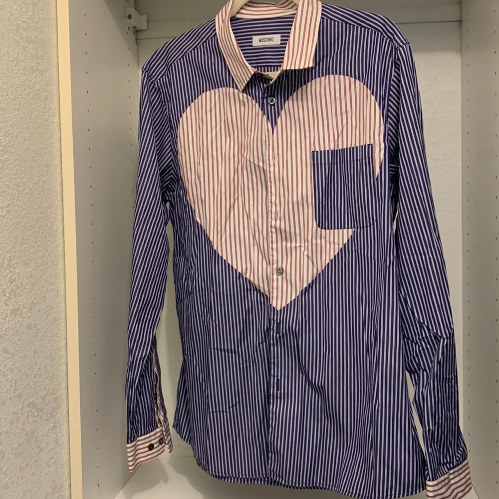 Moschino Dress Shirt heart detail